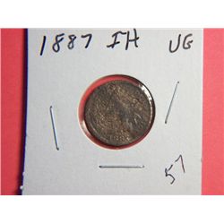 1887 INDIAN HEAD CENT