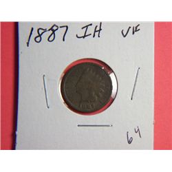 1887 INDIAN HEAD CENT