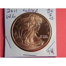 2011 COPPER 1 OUNCE