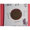 1864 2 CENT COPPER