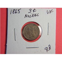 1865 3 CENT NICKEL