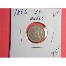 1866 3 CENT NICKEL