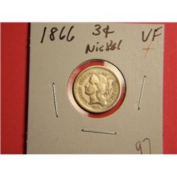 1866 3 CENT NICKEL