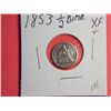 Image 1 : 1853 1/2 DIME