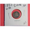 Image 1 : 1855 1/2 DIME