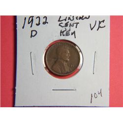 1922 D LINCOLN CENT