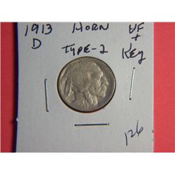 1913 D BUFFALO NICKEL