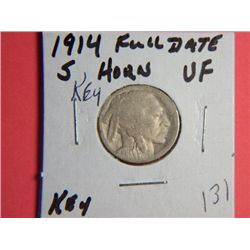 1914 S BUFFALO NICKEL