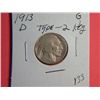 Image 1 : 1913 D BUFFALO NICKEL