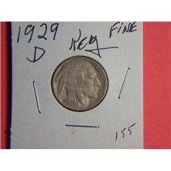 1929 D BUFFALO NICKEL