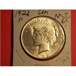 1922 P PEACE DOLLAR