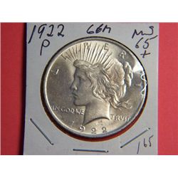 1922 P PEACE DOLLAR