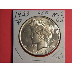 1923 P PEACE DOLLAR