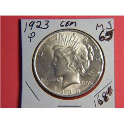 1923 P PEACE DOLLAR