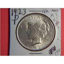 1923 P PEACE DOLLAR