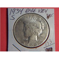 1934 S PEACE DOLLAR