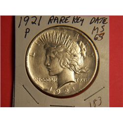 1921 P PEACE DOLLAR
