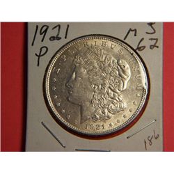 1921 P MORGAN DOLLAR