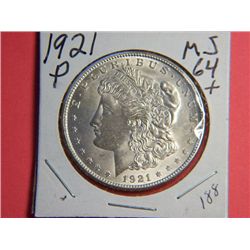 1921 P MORGAN DOLLAR
