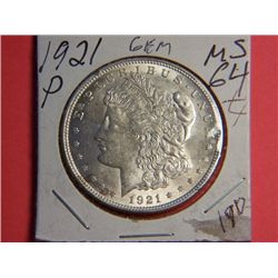 1921 P MORGAN DOLLAR