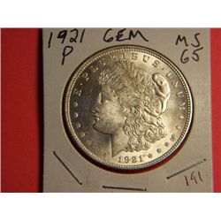 1921 P MORGAN DOLLAR