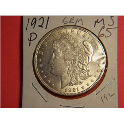 1921 P MORGAN DOLLAR