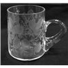 Image 3 : 10 etched "Floral" mugs