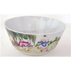 Chinese porcelain decorated bowl