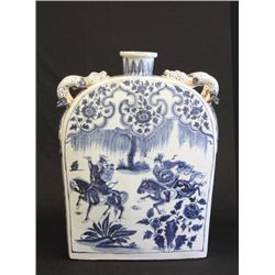 Large Chinese handled vase