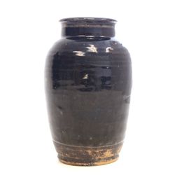 Chinese brown storage jar