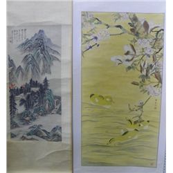 2 Chinese scrolls