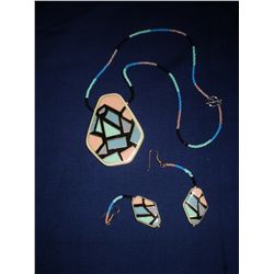 earring and necklace set