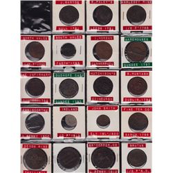 British Lot of 58 Tokens