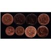 Image 2 : Lot of 8 Hong Kong One Cents