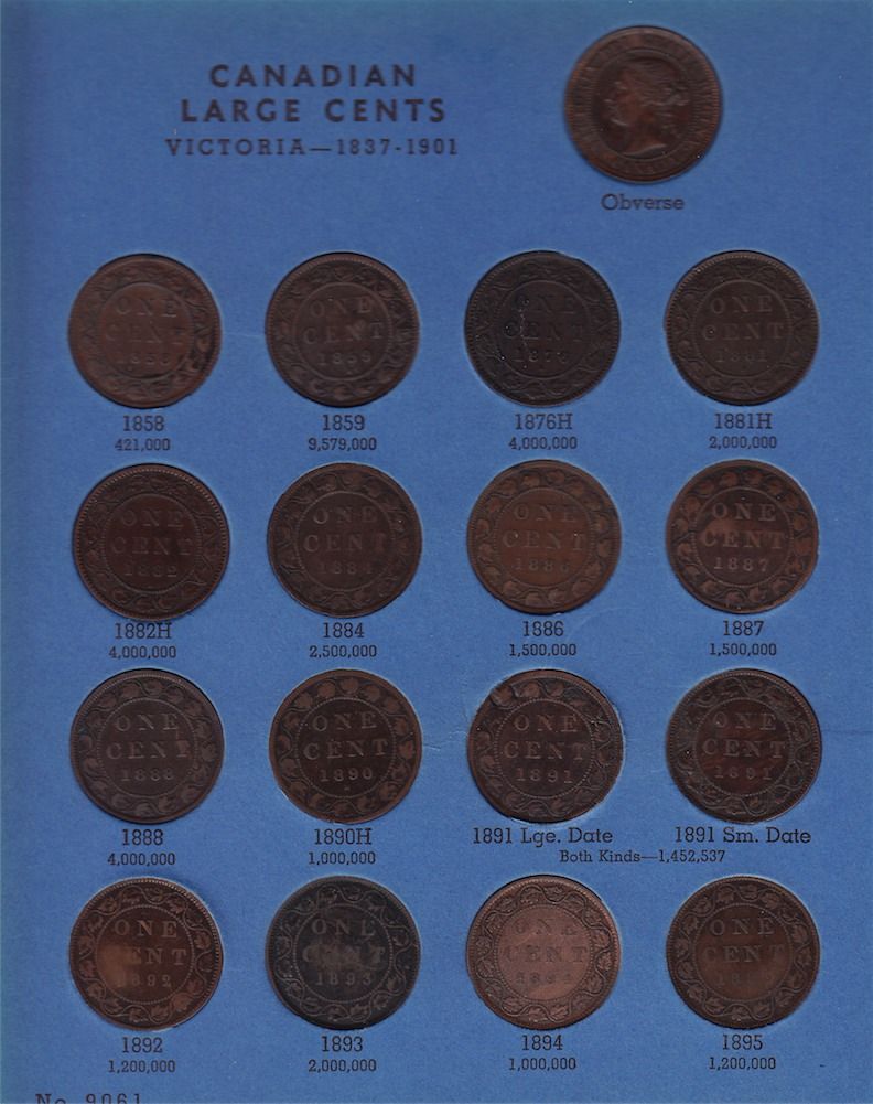 Complete Large Cent Collection