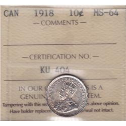 1918 Ten Cent