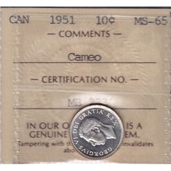 1951 Ten Cent