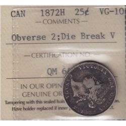 1872H Twenty Five Cent