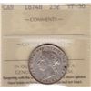 Image 1 : 1874H Twenty Five Cent