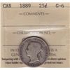 Image 1 : 1889 Twenty Five Cent