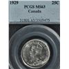 Image 1 : 1929 Twenty Five Cent