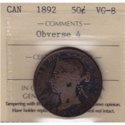 1892 Fifty Cent