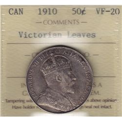 Lot of Two 1910 Fifty Cent