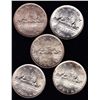 Image 1 : Lot of Five 1935 Silver Dollars