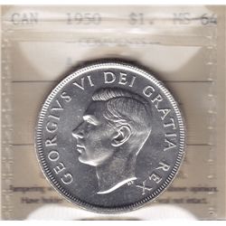 1950 Silver Dollar