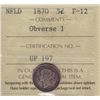 Image 1 : 1870 Newfoundland Five Cent