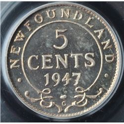 1947C Newfoundland Five Cent