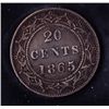 Image 2 : 1865 Newfoundland Twenty Cent