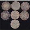 Image 2 : Lot of Seven Newfoundland Fifty Cent