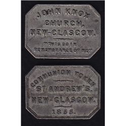 Lot of Two Communion Tokens